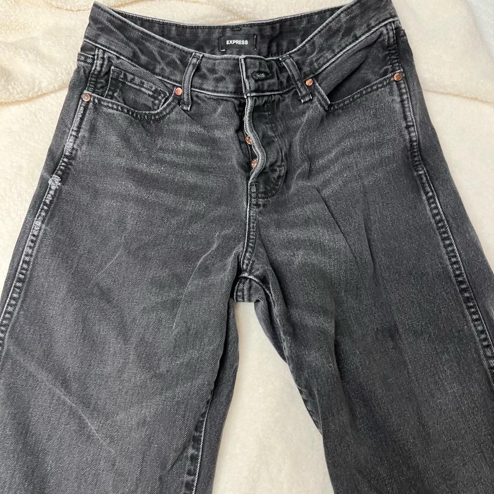 Express Black Denim Jeans